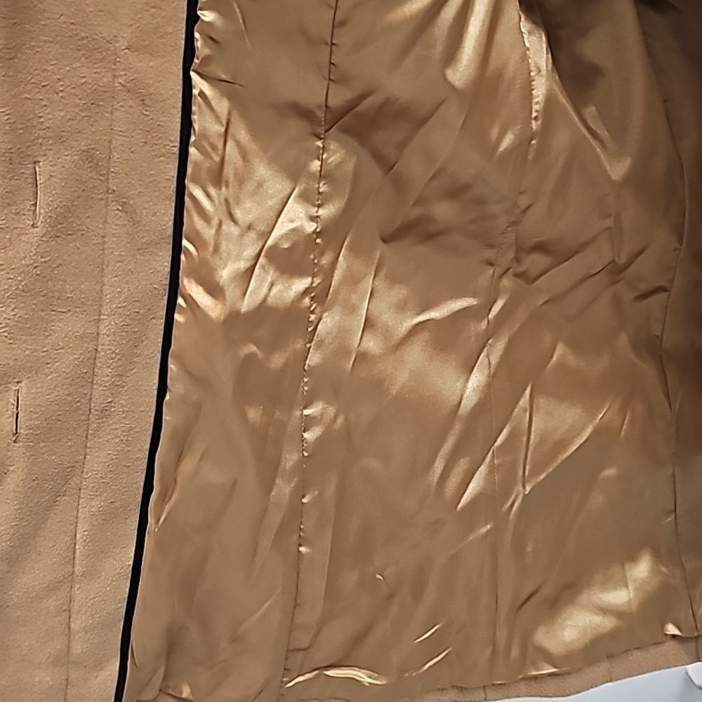 George Camel Tan Hooded Jacket, Size Medium - Picture 14 of 16